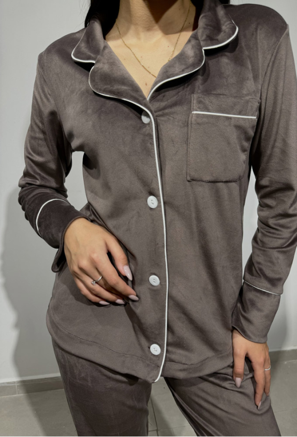 Піжама жіноча велюрова BO.Brand 200272 Піжама жіноча велюрова BO.Brand 200272 фото