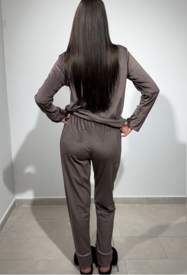 Піжама жіноча велюрова BO.Brand 200272 Піжама жіноча велюрова BO.Brand 200272 фото