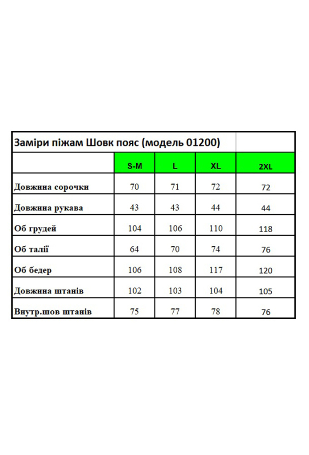Піжама жіноча шовкова BO.Brand 201203 фото