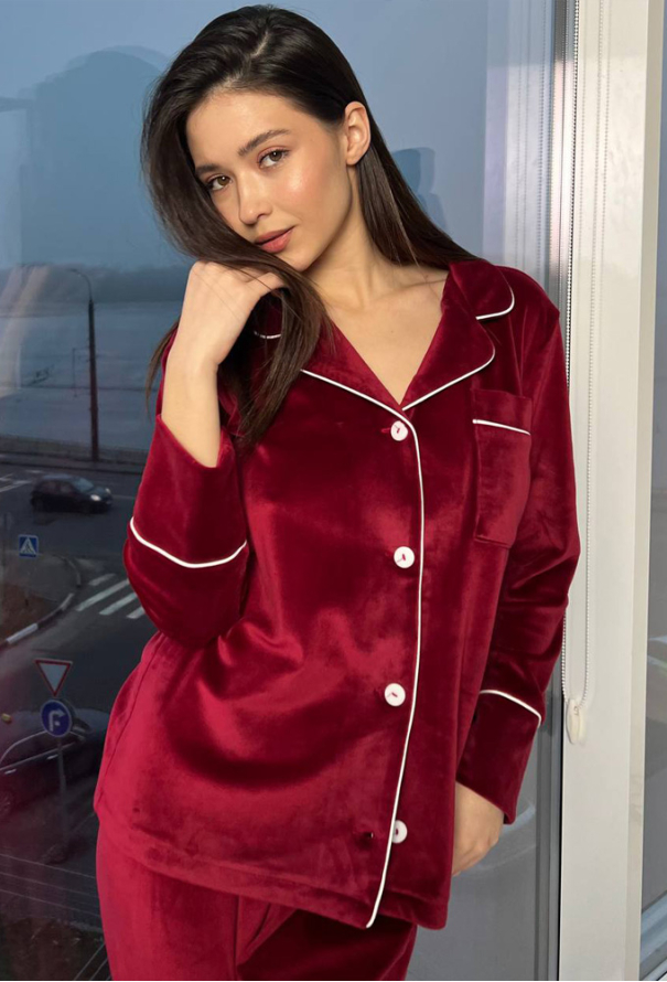 Піжама жіноча велюрова BO.Brand 202192 Піжама жіноча велюрова BO.Brand 202192 фото