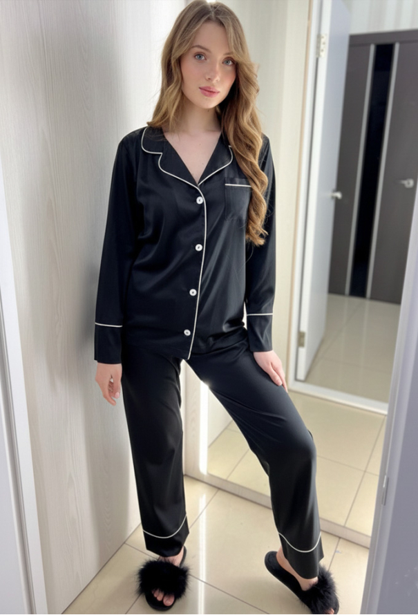 Пижама женская шелковая BO.Brand 801 фото