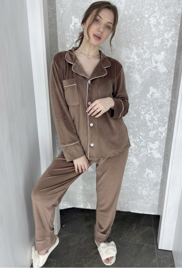 Пижама женская велюровая BO.Brand 200225 фото