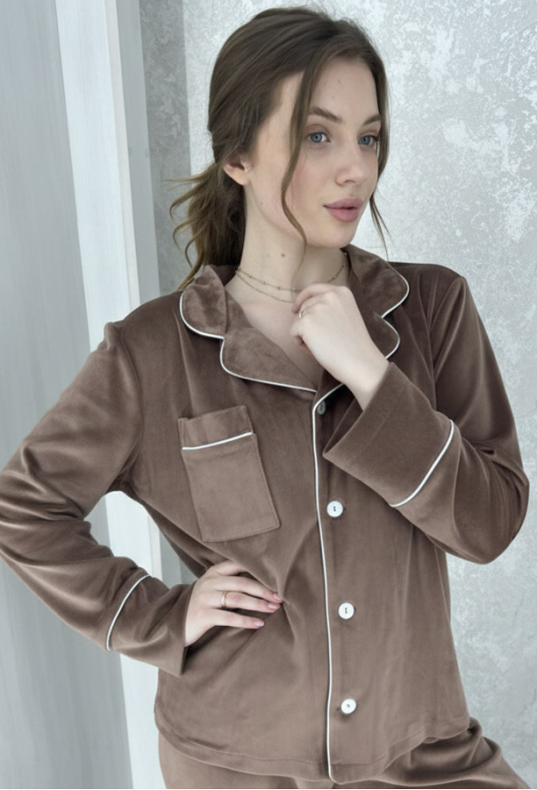 Пижама женская велюровая BO.Brand 200225 фото