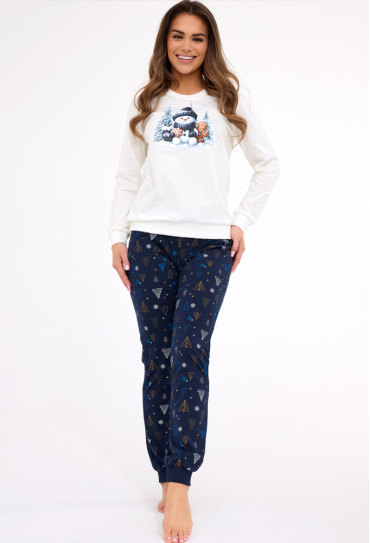 Пижама женская хлопок Snowy Day Cornette 721/427