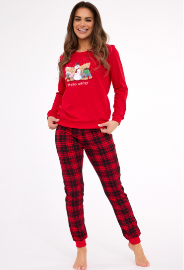 Пижама женская хлопок Winter Cornette 671/421