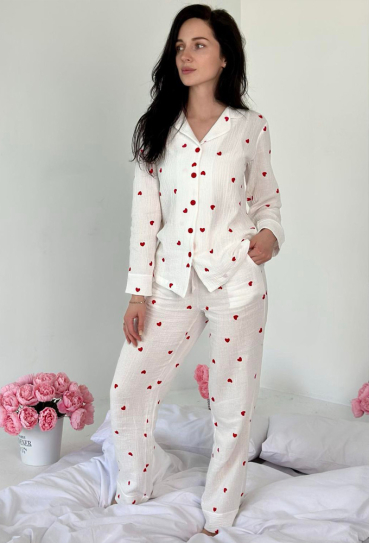 Пижама женская муслиновая Amore Cosy M252PN