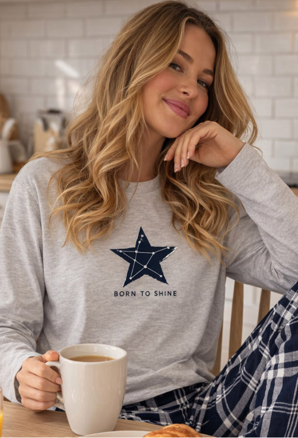 Пижама женская хлопок Born To Shine Cosy TL591 фото