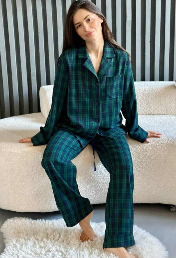 Пижама женская фланелевая Bruklin Cosy F231P01 фото