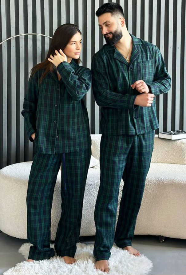 Пижама женская фланелевая Bruklin Cosy F231P01 фото