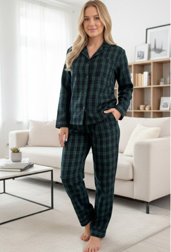 Піжама жіноча фланелева Bruklin Cosy F231P01