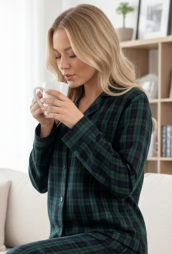 Піжама жіноча фланелева Bruklin Cosy F231P01 фото