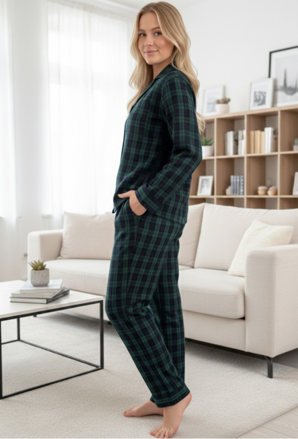 Піжама жіноча фланелева Bruklin Cosy F231P01 фото