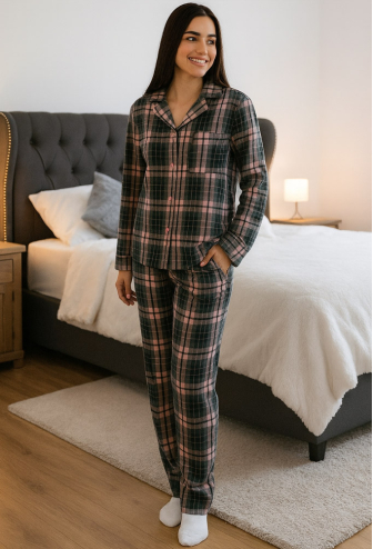 Пижама женская фланелевая Cosy F571P01