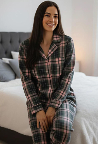 Пижама женская фланелевая Cosy F571P01