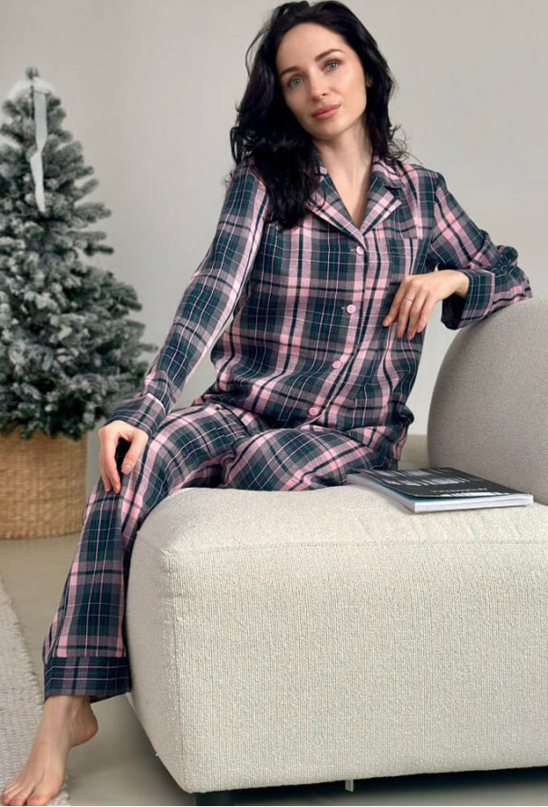 Пижама женская фланелевая Cosy F571P01 фото