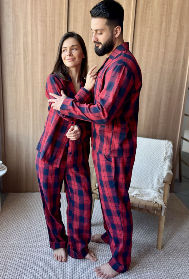 Пижама женская фланелевая Glen Cosy F221P01 фото