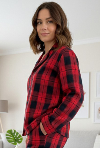 Пижама женская фланелевая Glen Cosy F221P01