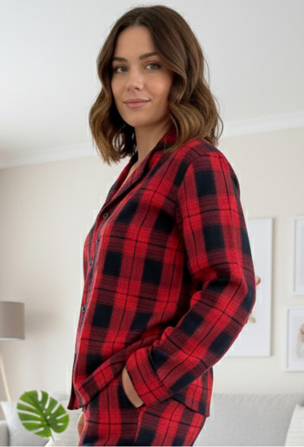 Піжама жіноча фланелева Glen Cosy F221P01 фото