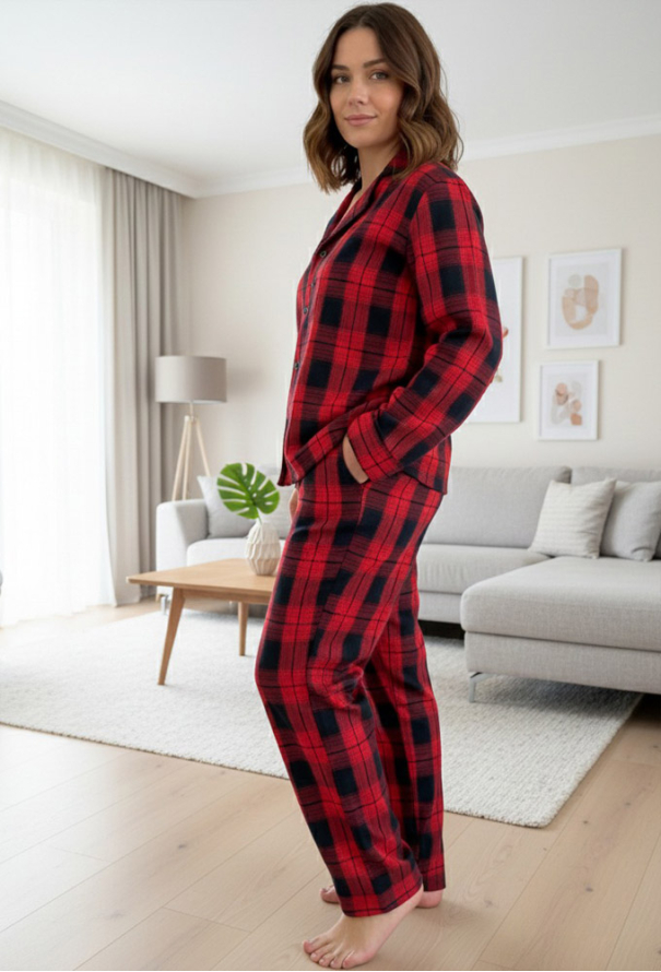 Піжама жіноча фланелева Glen Cosy F221P01 фото