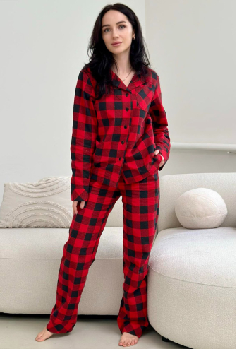 Піжама жіноча фланелева Holly Jolly Cosy HJFRBF0409