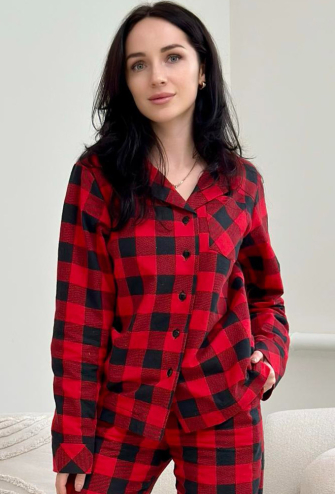 Піжама жіноча фланелева Holly Jolly Cosy HJFRBF0409