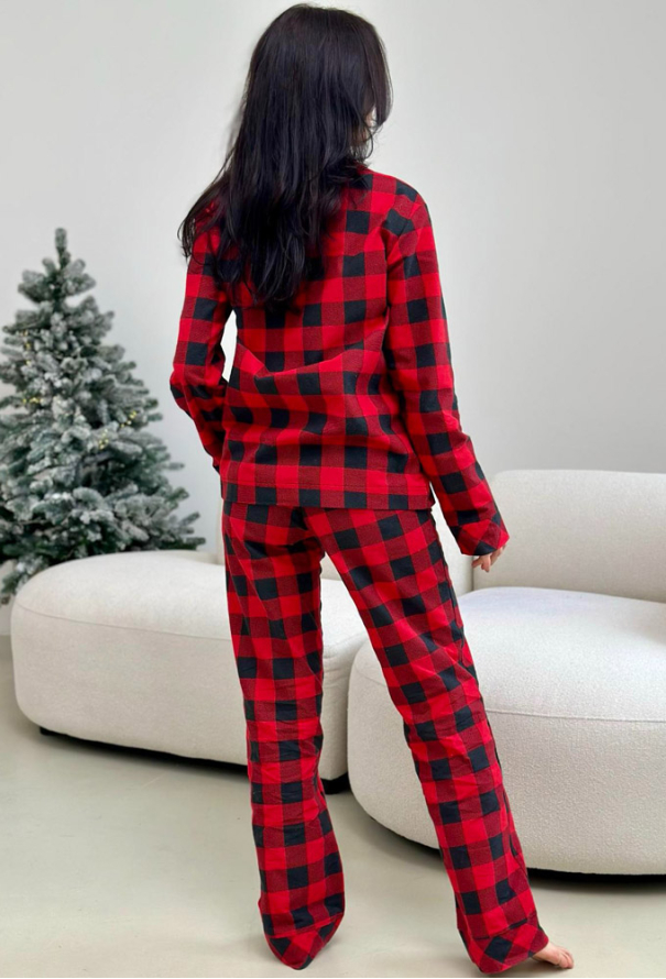 Піжама жіноча фланелева Holly Jolly Cosy HJFRBF0409 фото
