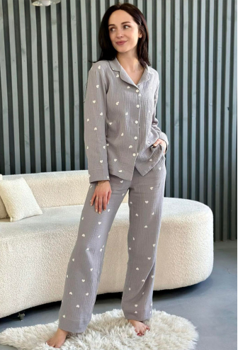 Піжама жіноча муслінова Cosy M110P0409