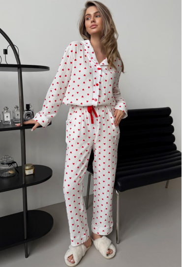 Піжама жіноча муслінова Cosy M252P
