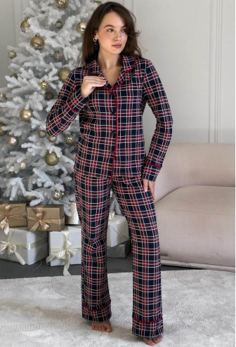 Пижама женская байковая Oxford Cosy KMW41