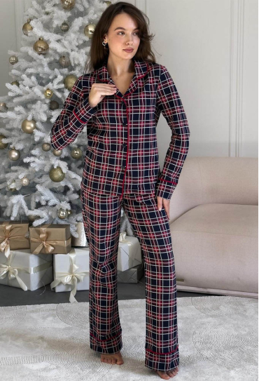 Пижама женская байковая Oxford Cosy KMW41