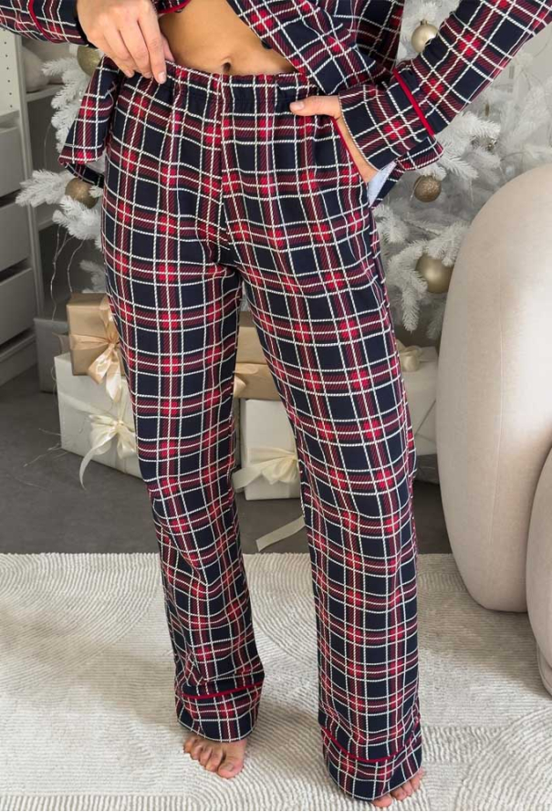 Піжама жіноча байкова Oxford Cosy KMW41 фото