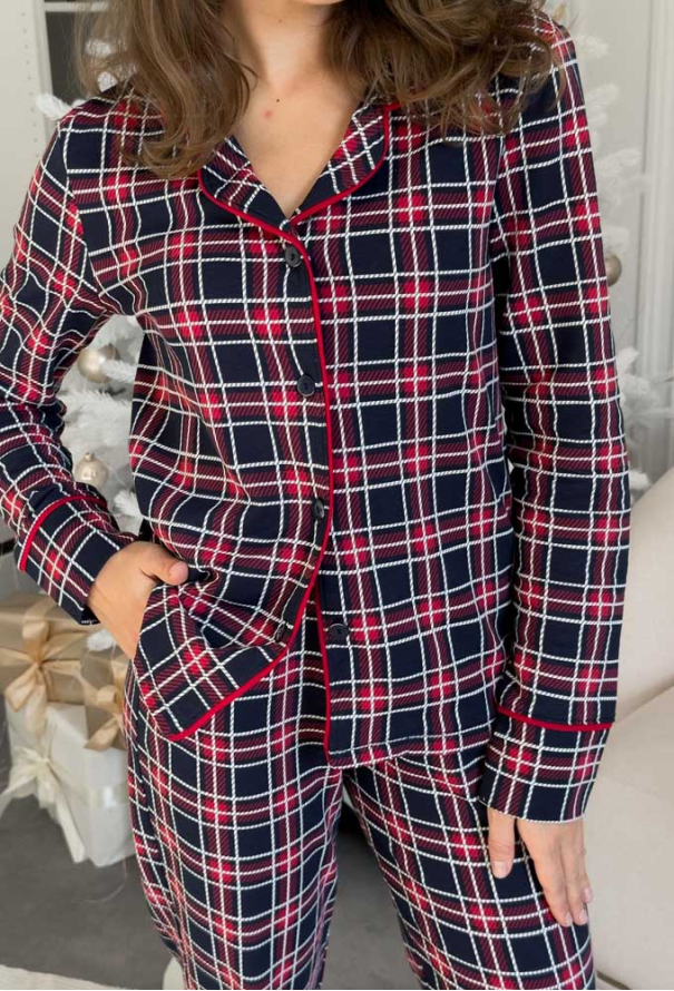 Піжама жіноча байкова Oxford Cosy KMW41 фото