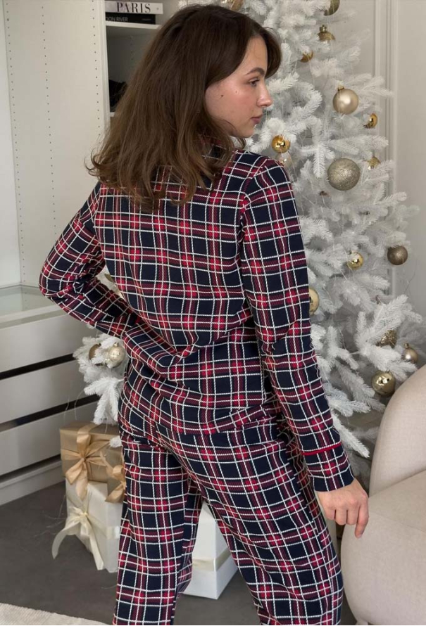 Піжама жіноча байкова Oxford Cosy KMW41 фото