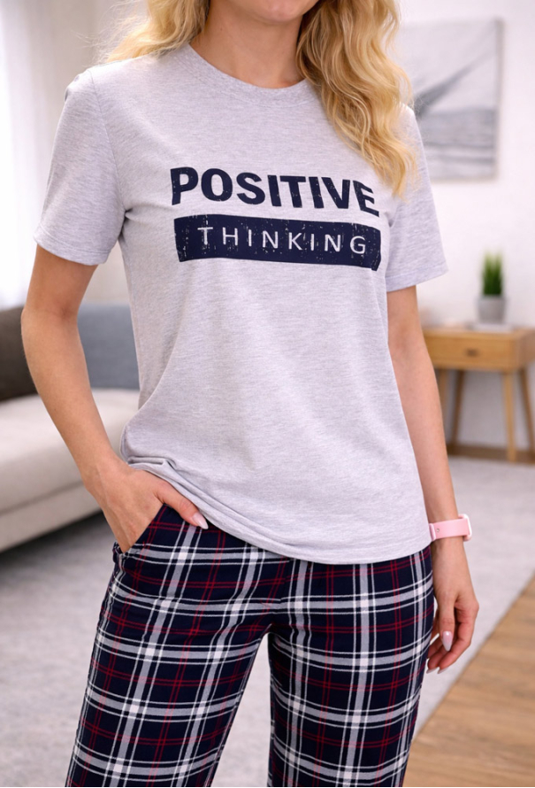 Піжама жіноча бавовна Positive Thinking Cosy T351 фото