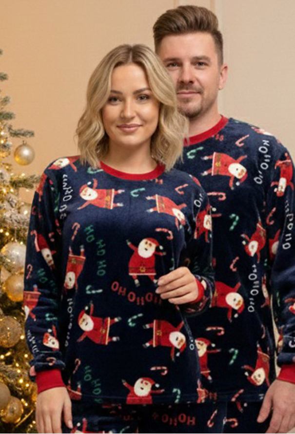 Піжама жіноча велсофт Santa Cosy VEL061 фото