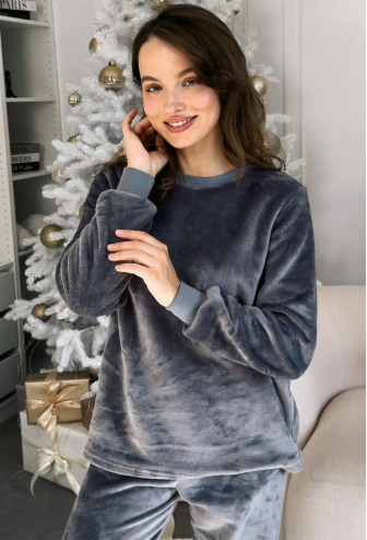 Піжама жіноча велсофт Теплик Cosy VEL031