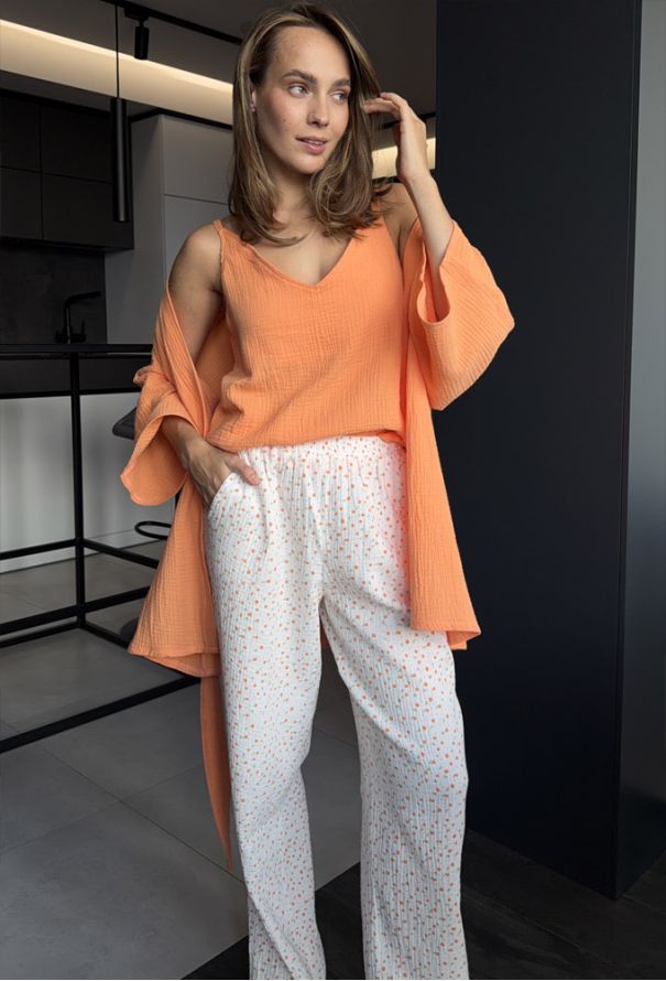 Піжама жіноча муслінова DaLi 14-46OR фото