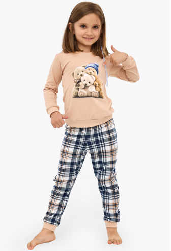 Пижама детская для девочки Bears Cornette 594/187