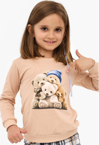Пижама детская для девочки Bears Cornette 594/187