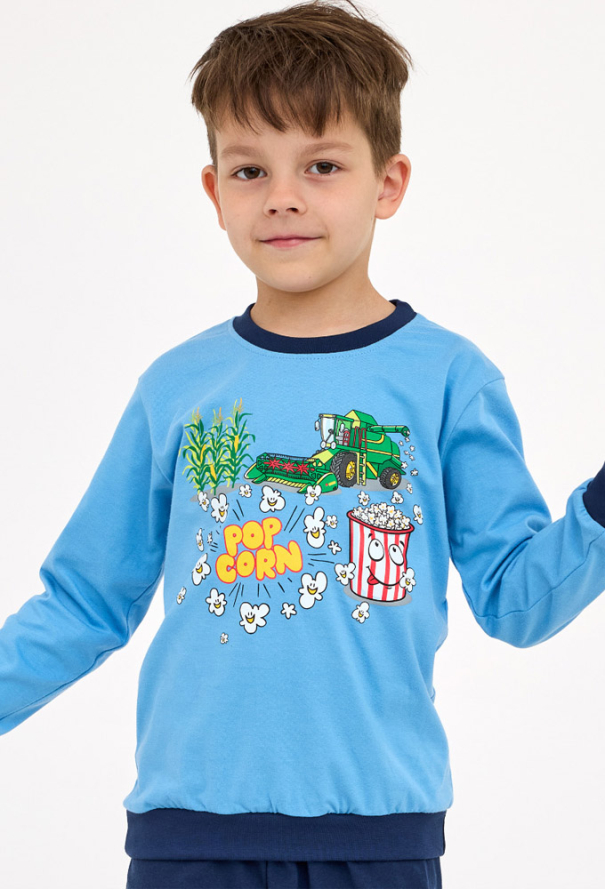 Пижама детская для мальчика Popcorn Cornette 593/175 фото