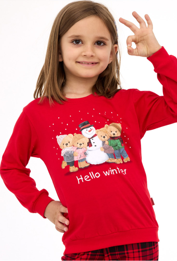 Піжама дитяча для дівчинки Winter Cornette 594/185 фото