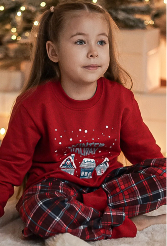 Піжама дитяча для дівчинки Winter Holiday Cosy KMW22G