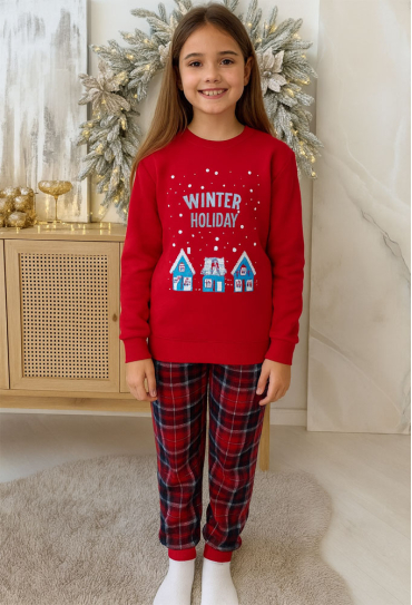 Піжама дитяча для дівчинки Winter Holiday Cosy KMW22G