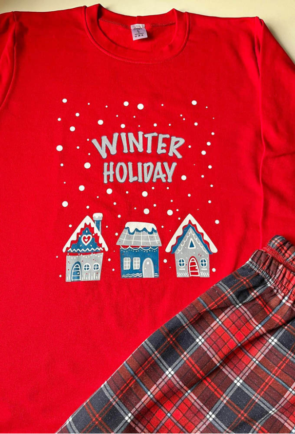 Пижама детская для девочки Winter Holiday Cosy KMW22G фото
