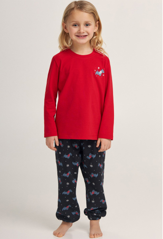 Пижама детская для девочки Snowy Weather Ellen CPK 0181/02/03G