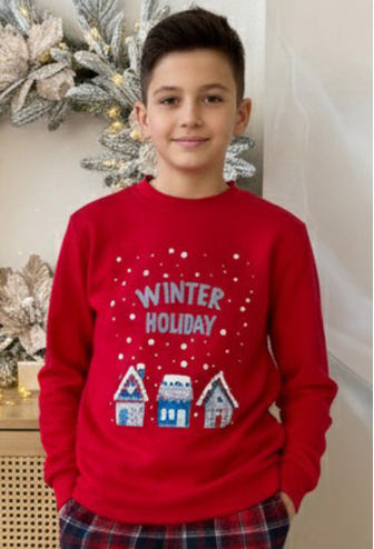 Пижама детская для мальчика Winter Holiday Cosy KMW22B