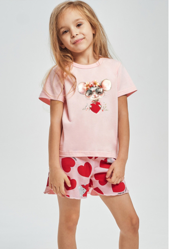 Пижама детская для девочки Mika Taro 3558-3559