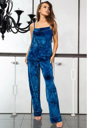 Пижама женская велюровая Fashion Effetto 03122