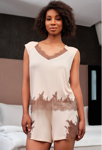 Пижама женская бамбук Core Effetto 03321BK-3