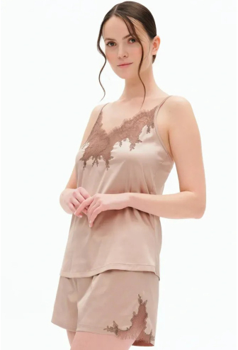 Піжама жіноча шовкова Satin Elegance Effetto S03405RB